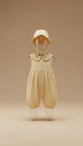 Vestito cotone ricamo floreale