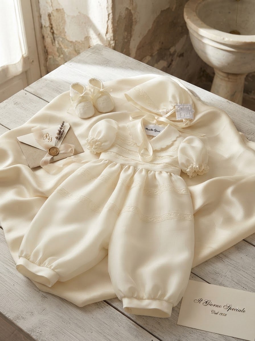 Pagliaccio in organza bimbo