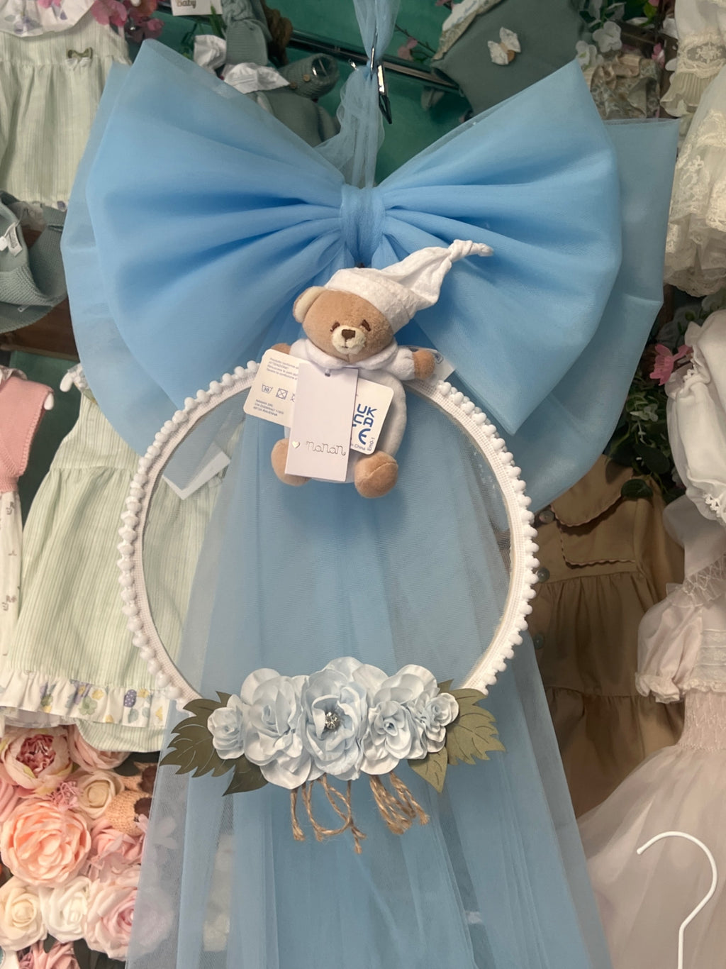 Fiocco nascita azzurro